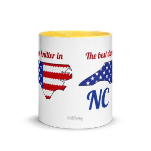The Best Darn Knitter in NC mug